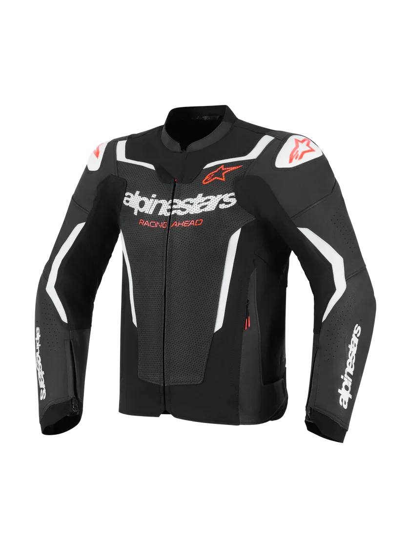 Jaqueta Alpinestars Masculina Couro GP Force V2 Airflow Preto